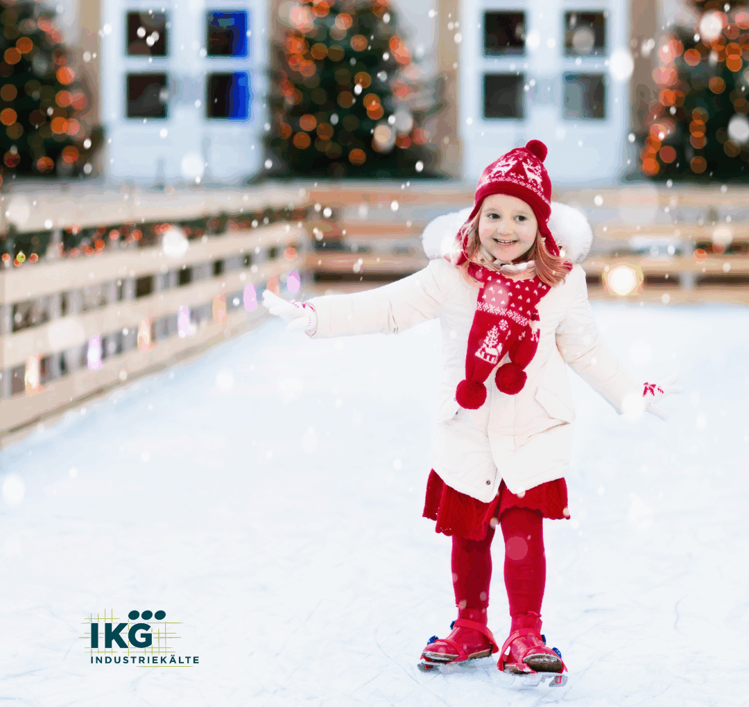 IKG for Kids: Der Aufbau einer mobilen Eisbahn